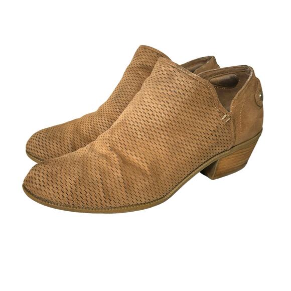 Dr. Scholl’s Womens Ankle Booties Be Energized Size 9 Brown Suede Insole Comfort - Picture 3 of 9